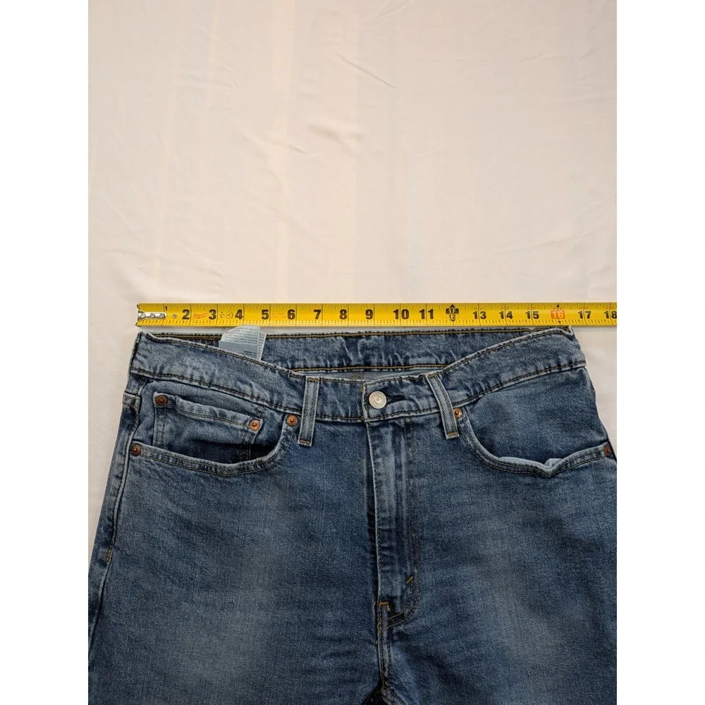 Levis 514 Straight Fit Mens Jeans 34x34 Medium Wash Blue Stretch